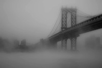 Manhattan Bridge Fog