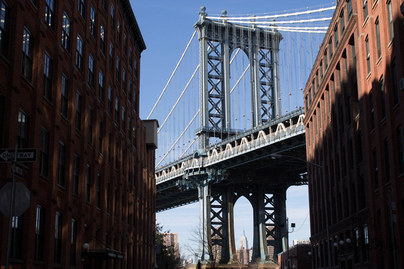 Manhattan Bridge on Washington Street
