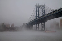 Manhattan Bridge Fog