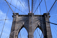 Brooklyn Bridge Arches and cables