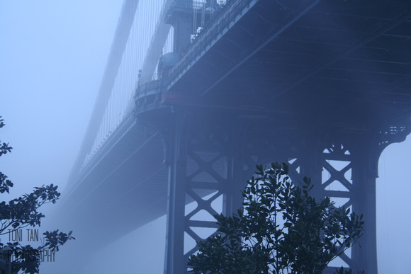 Manhattan Bridge Blue Mist